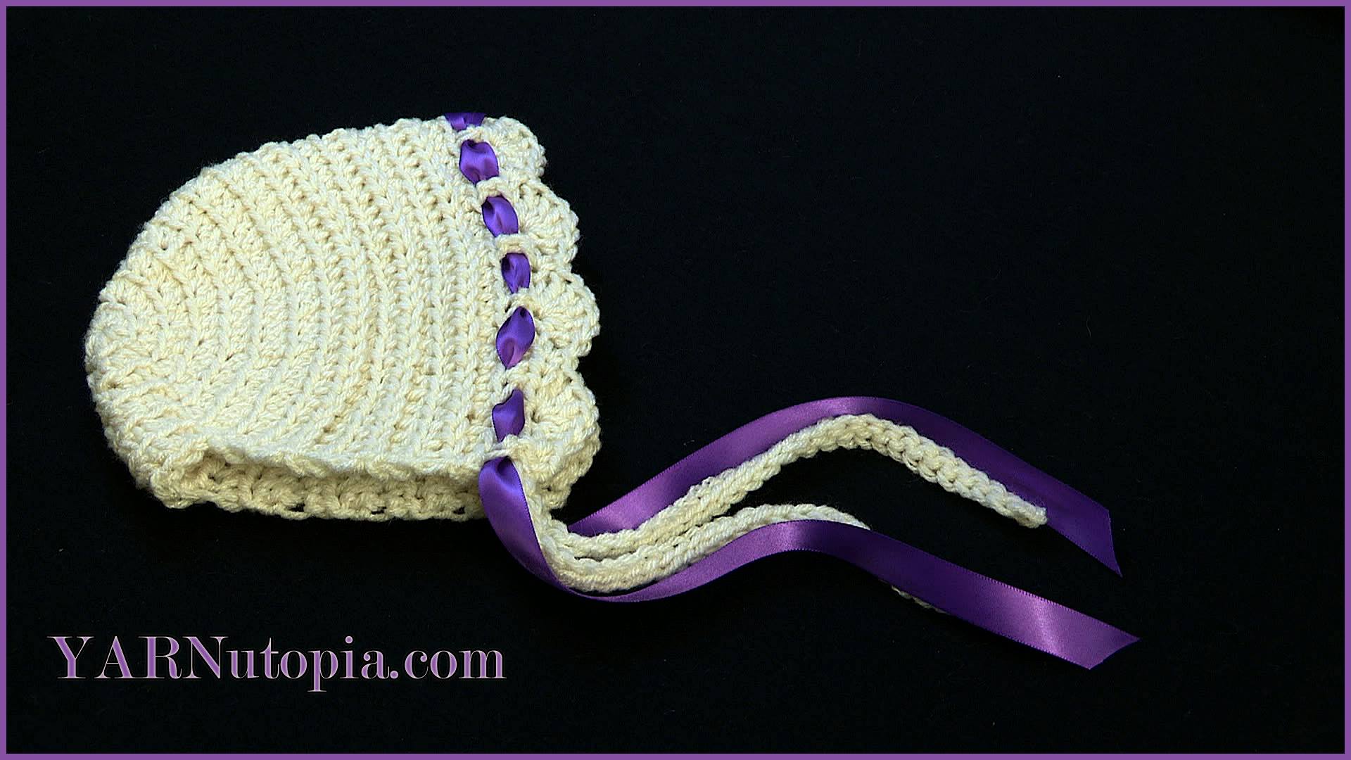 Crochet Tutorial: Vintage Inspired Baby Bonnet