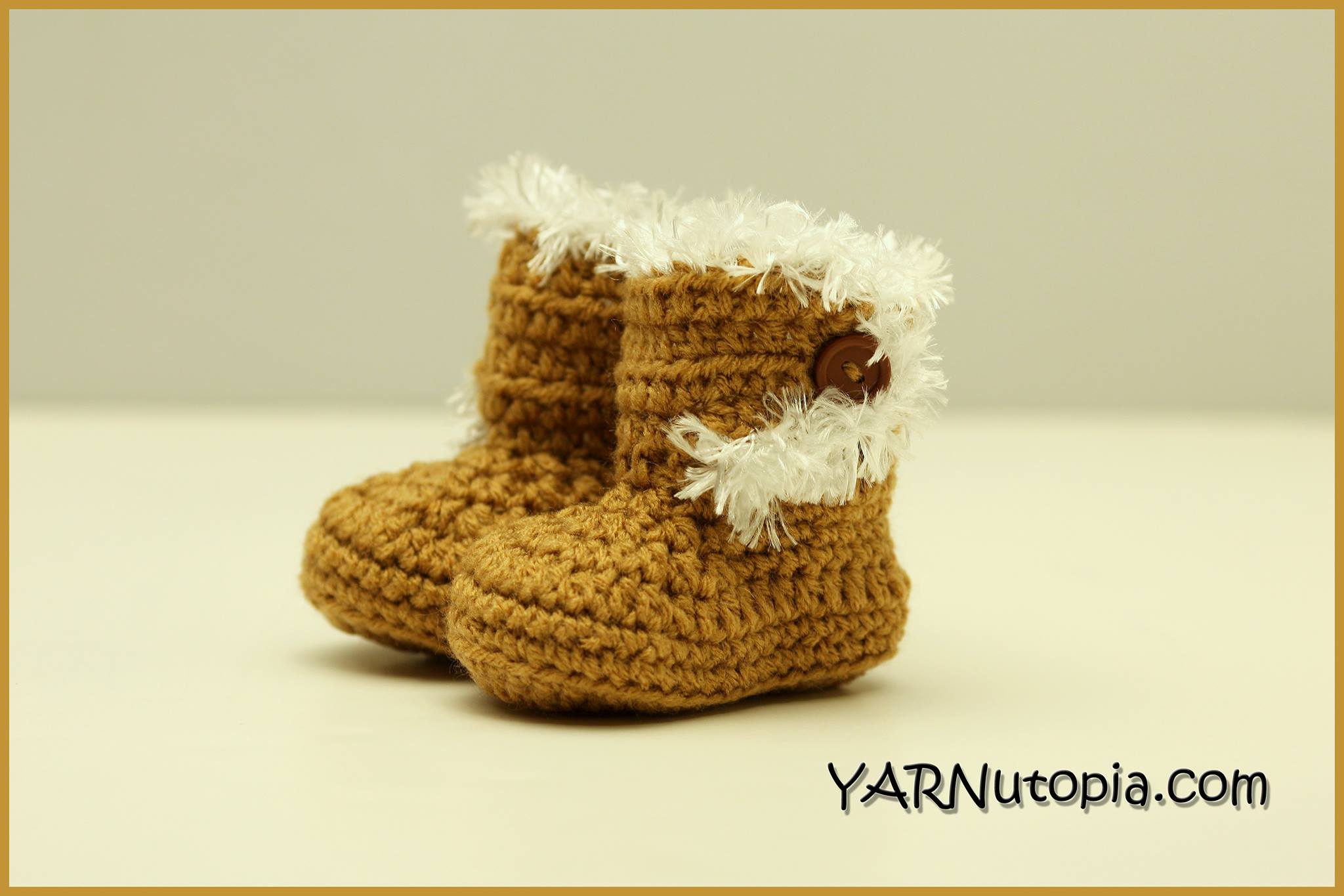 Crochet Tutorial: Booties with the Fur