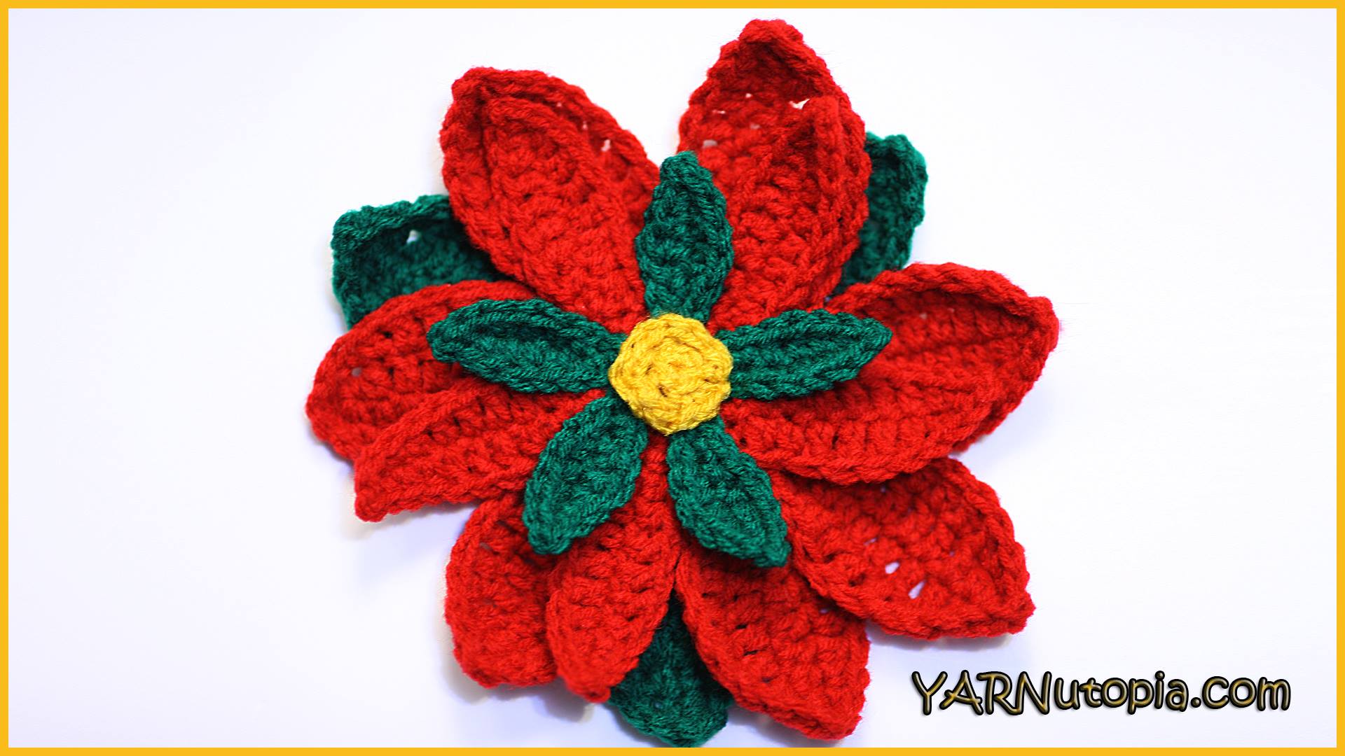 Crochet Tutorial: Poinsettia