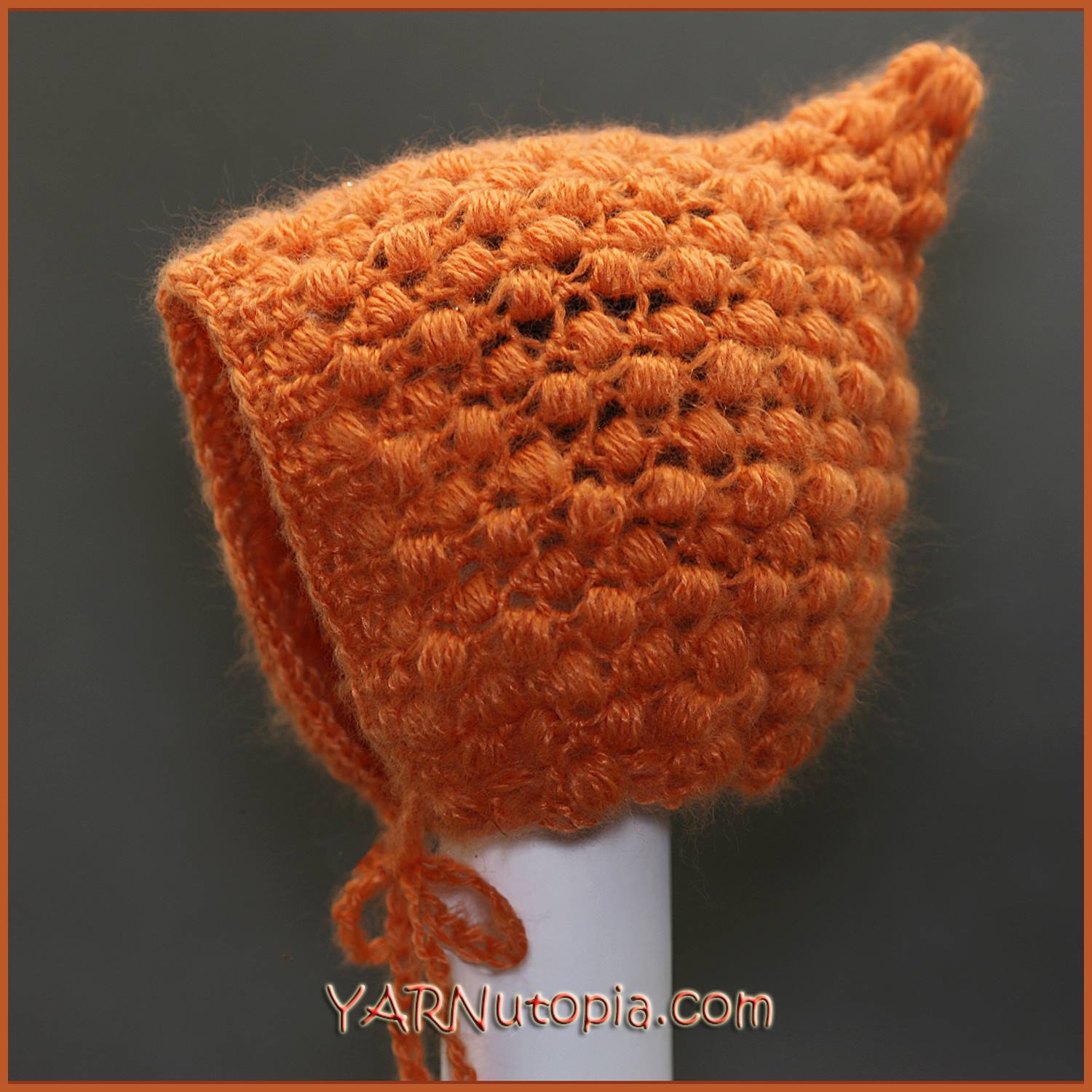 Crochet Tutorial: Pixie Puff Baby Bonnet