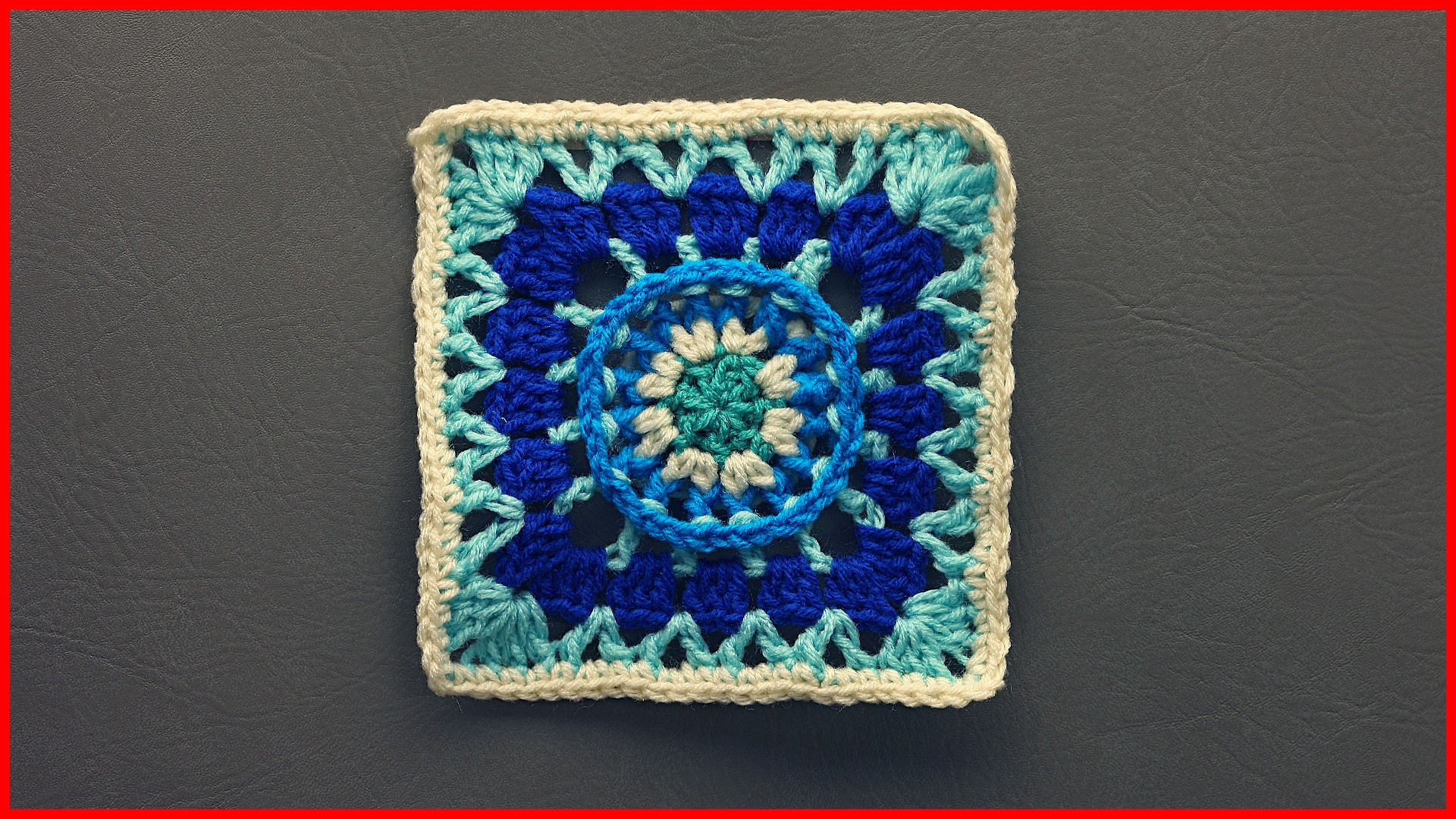 Crochet Tutorial: Real Wheel Granny Square