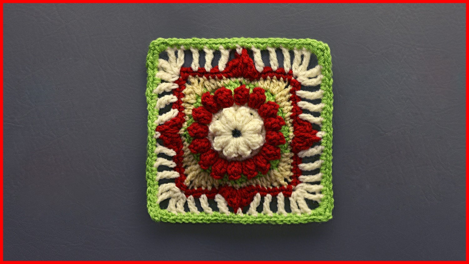 Crochet Tutorial: Be the Light Granny Square
