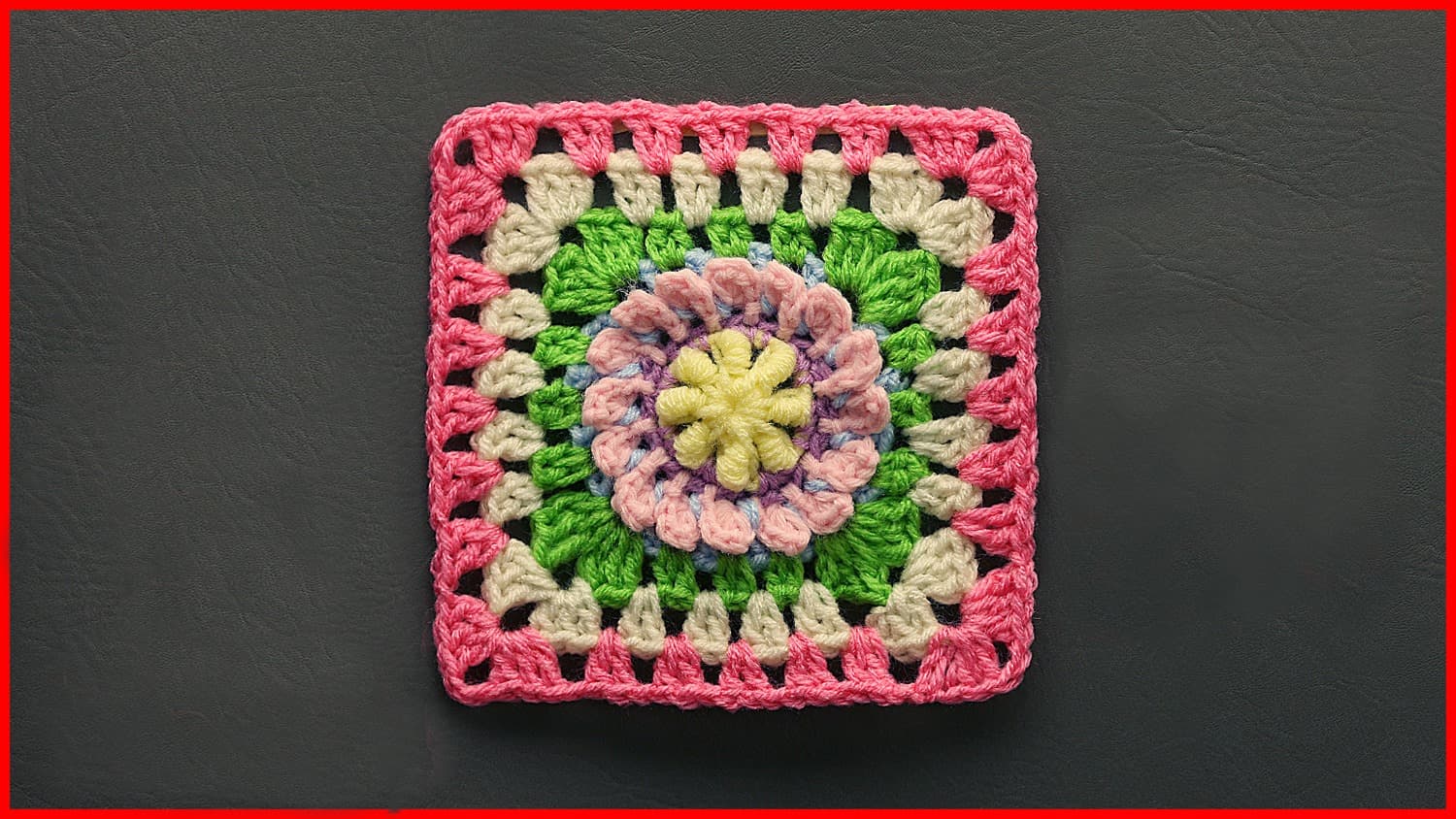 Crochet Tutorial: Hey Daisy Bouquet Granny Square