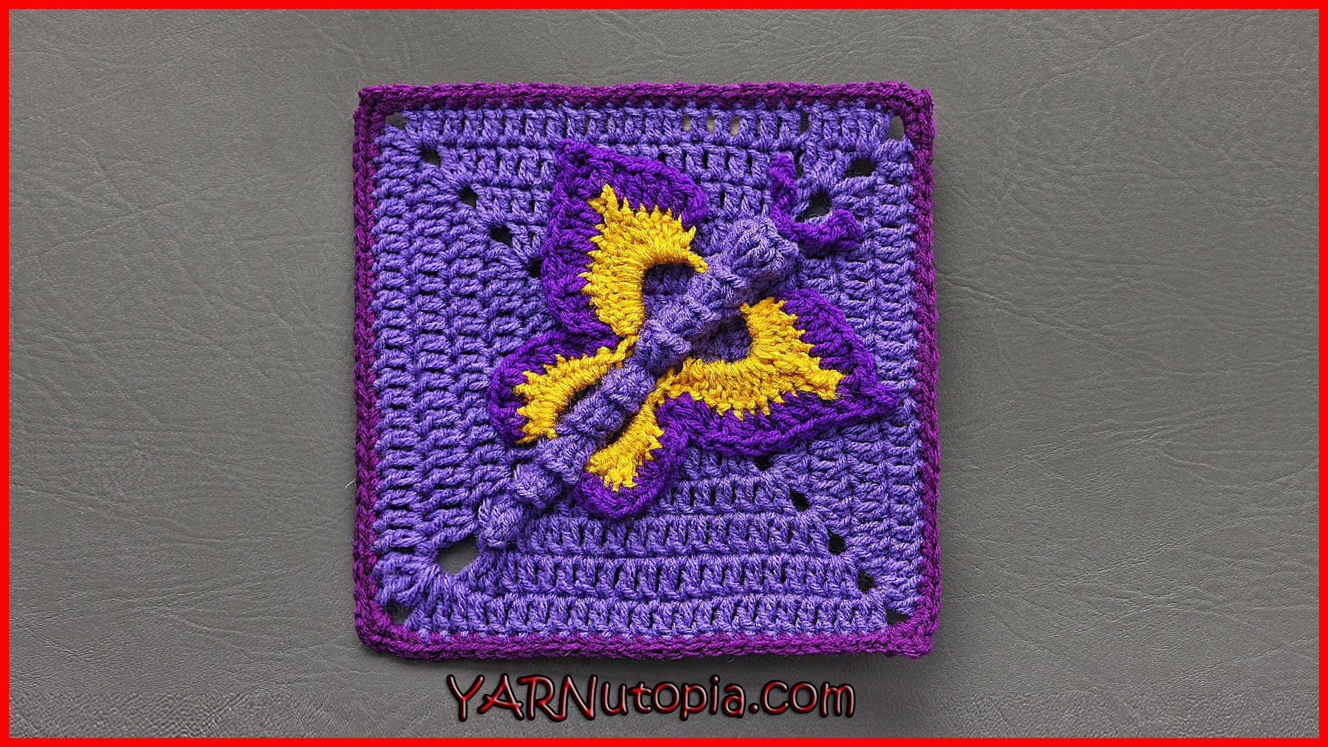 Crochet Tutorial: Butterfly Effect Granny Square