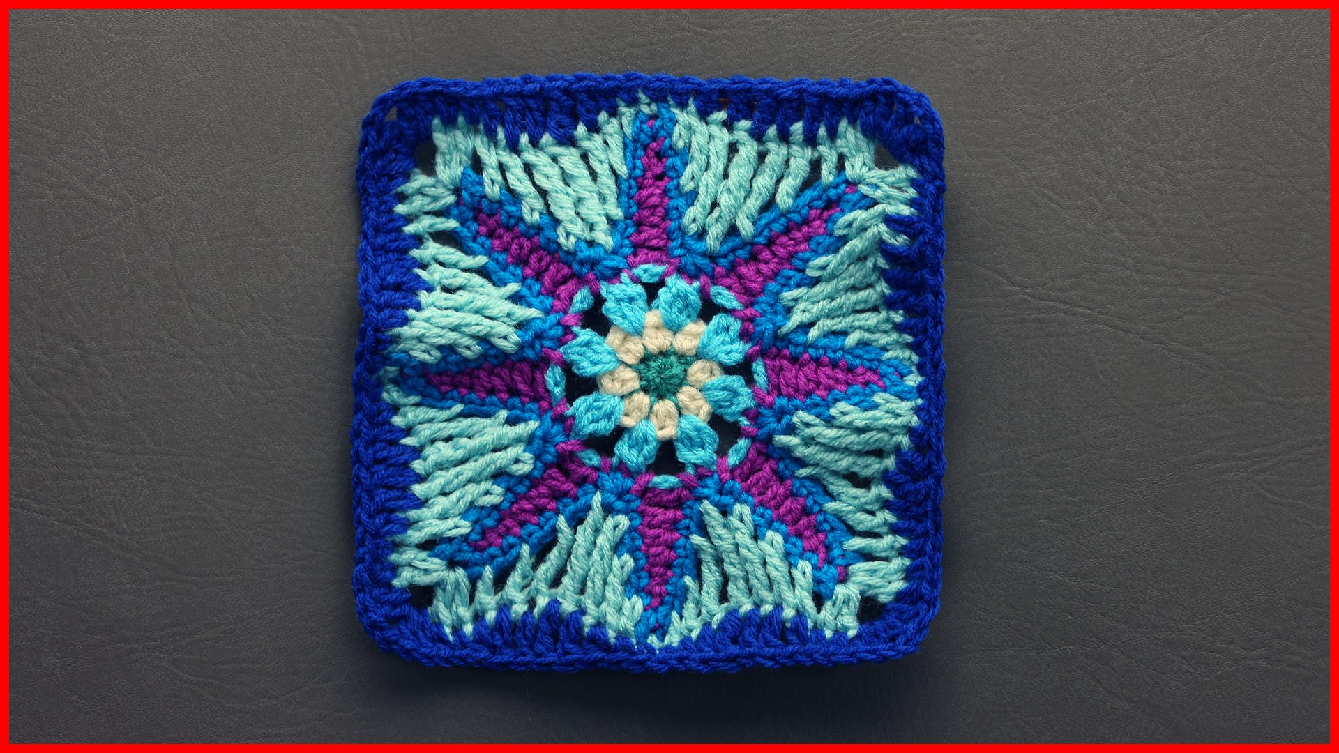 Crochet Tutorial: Celestial Delight Granny Square