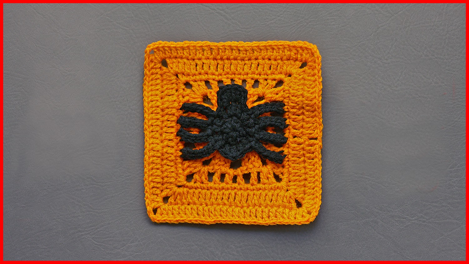 Crochet Tutorial: Spinning Spider Granny Square