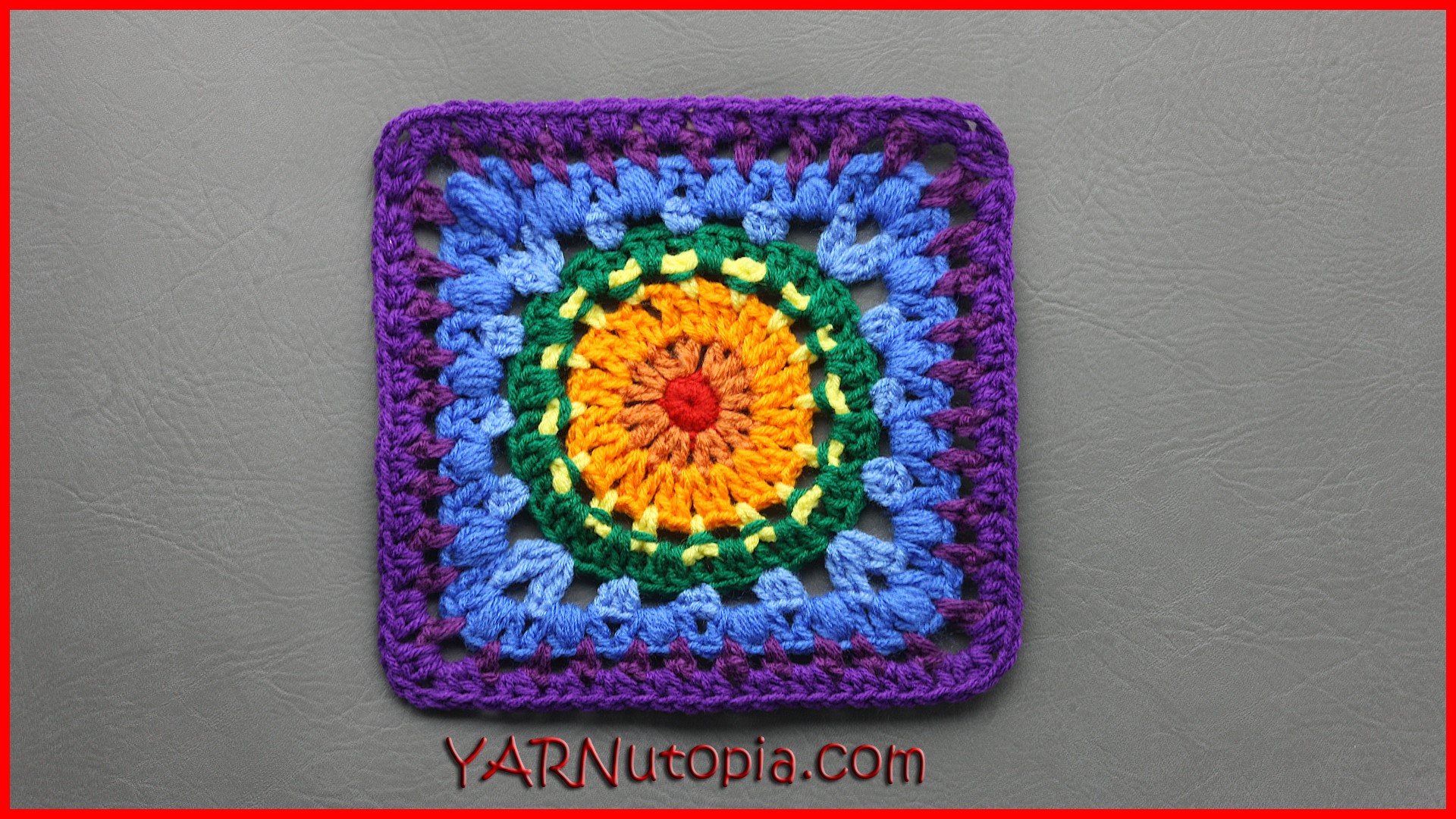Crochet Tutorial: Soul Shine Granny Square