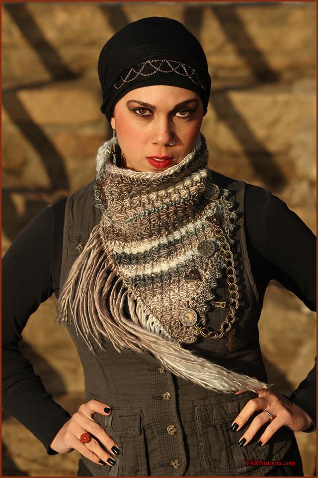 Crochet Tutorial: Steampunk and Stars Cowl