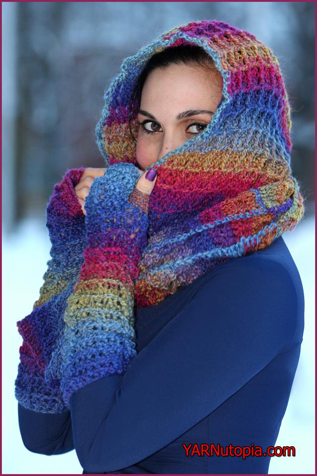 Crochet Tutorial: Warm Waffles Hooded Cowl