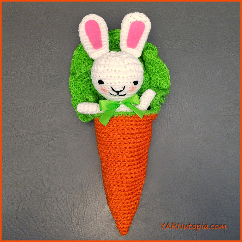 Crochet Tutorial: Bunny Amigurumi in a Carrot Cocoon