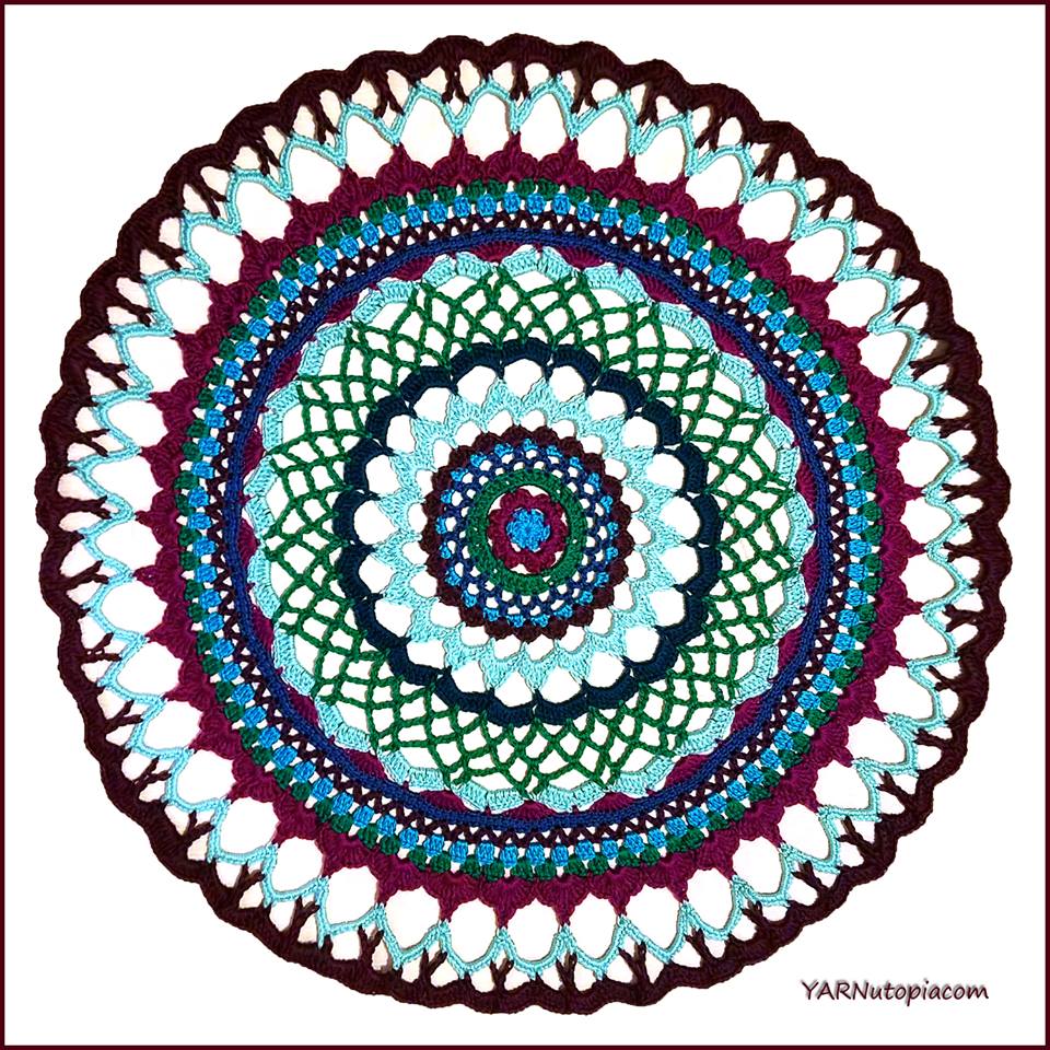 Crochet Tutorial: Henna Inspired Mandala