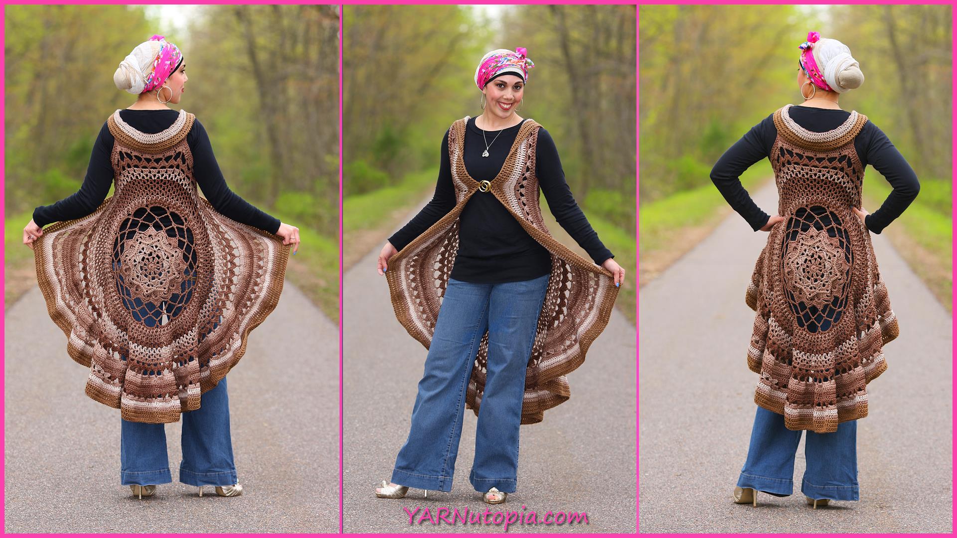 Crochet Tutorial: Spring Sun Mandala Vest