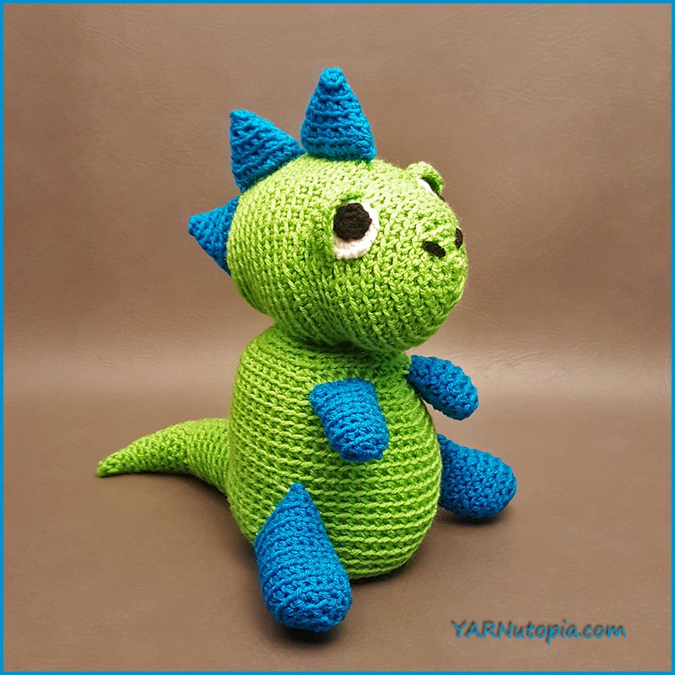 Crochet Tutorial: Spike the T-Rex Dinosaur Amigurumi