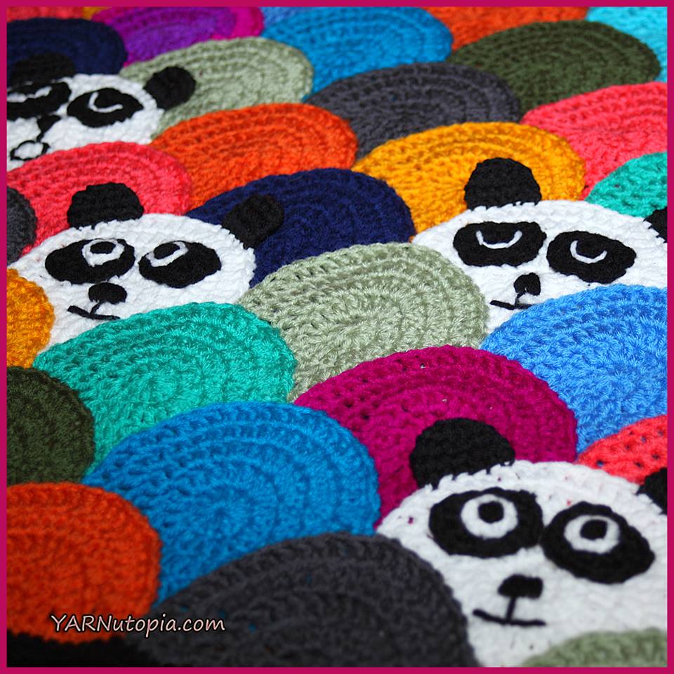 Crochet Tutorial: Roly Poly Panda Quilt