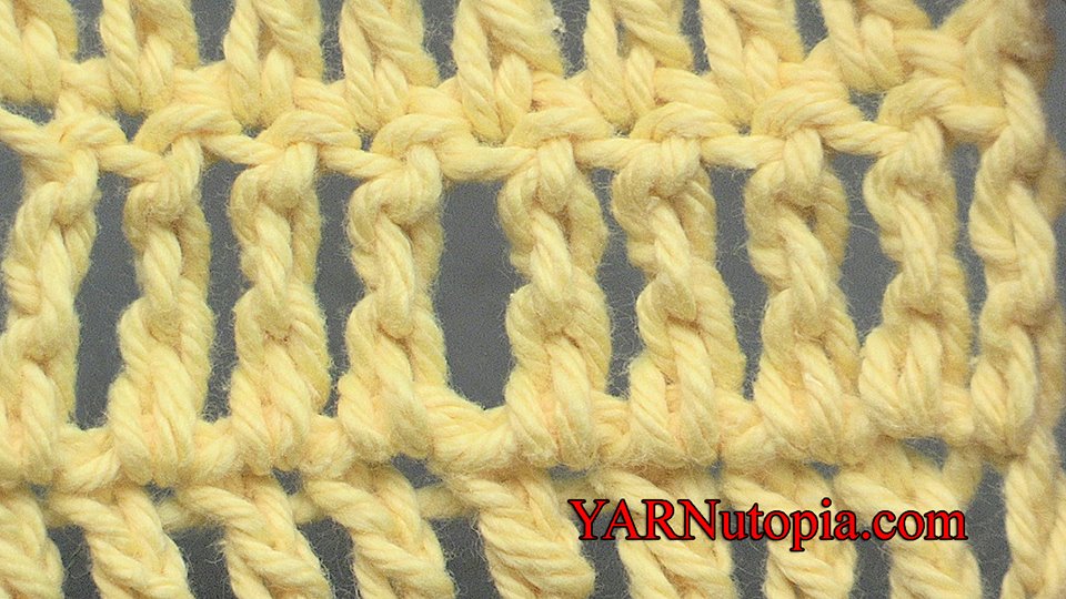 Stitch Gallery & Glossary Episode #4: Treble Crochet