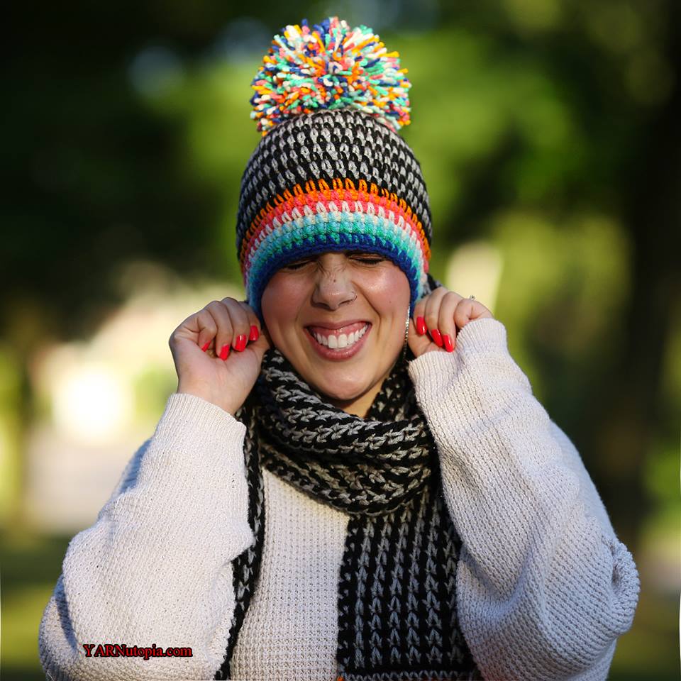 Crochet Tutorial: Boho Pom Hat