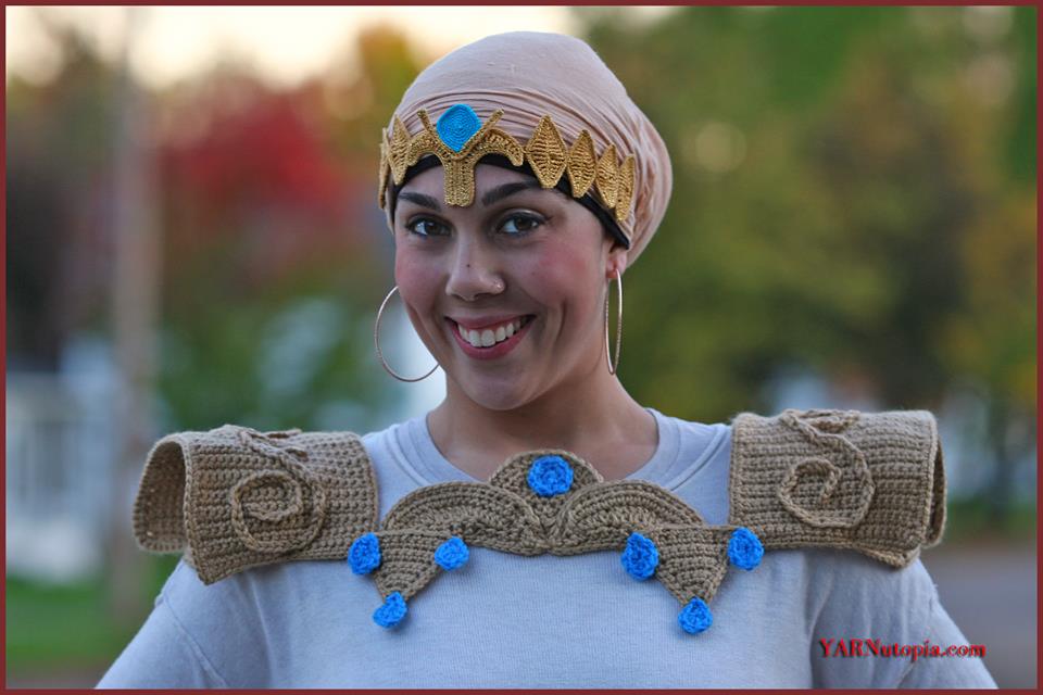 Crochet Tutorial: Princess Shoulder Armor