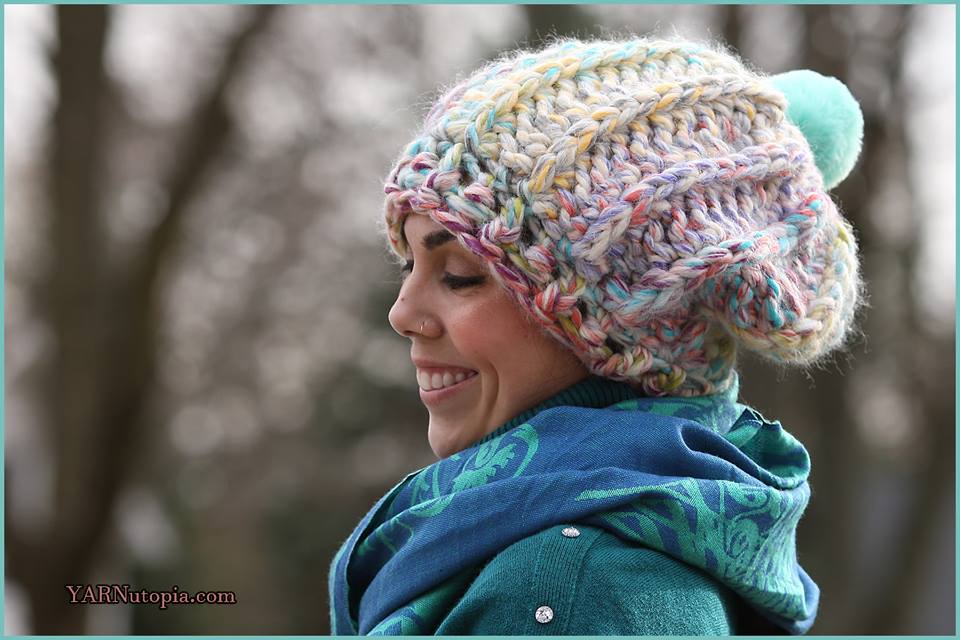Crochet Tutorial: Razzle Dazzle Chunky Hat