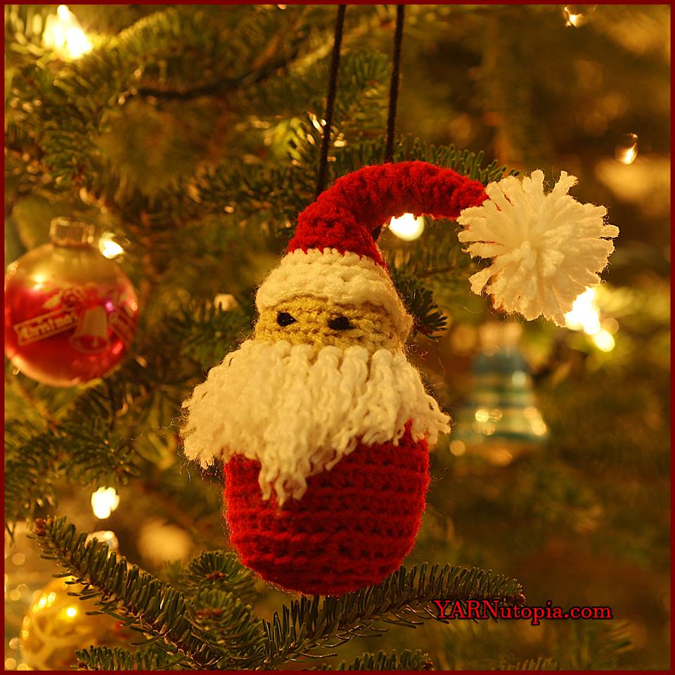 12 Days of Christmas: Santa Ornament