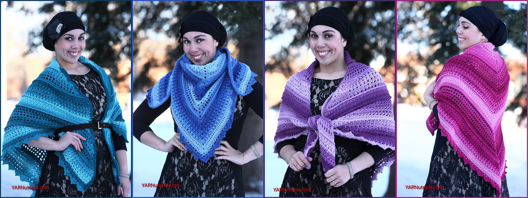 Crochet Tutorial: Wrapped in Jewels Shawl