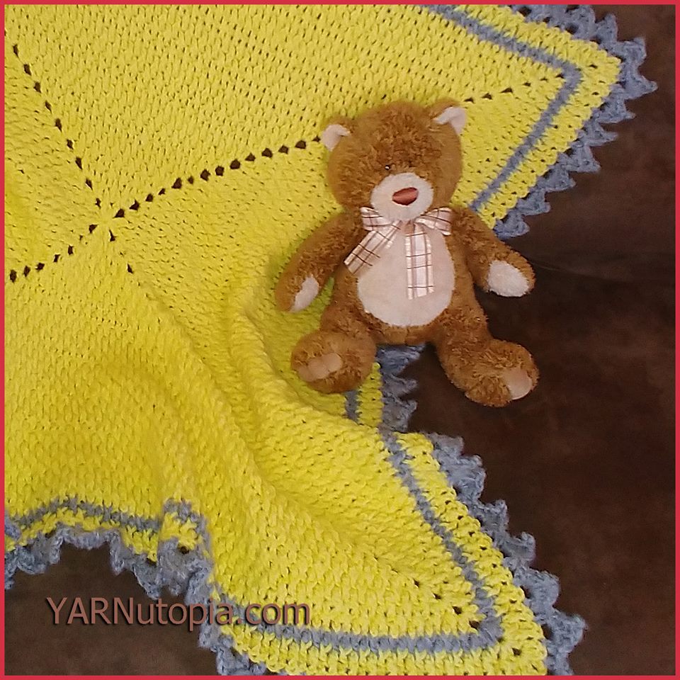 Crochet Tutorial: Love & Sunshine Baby Blanket