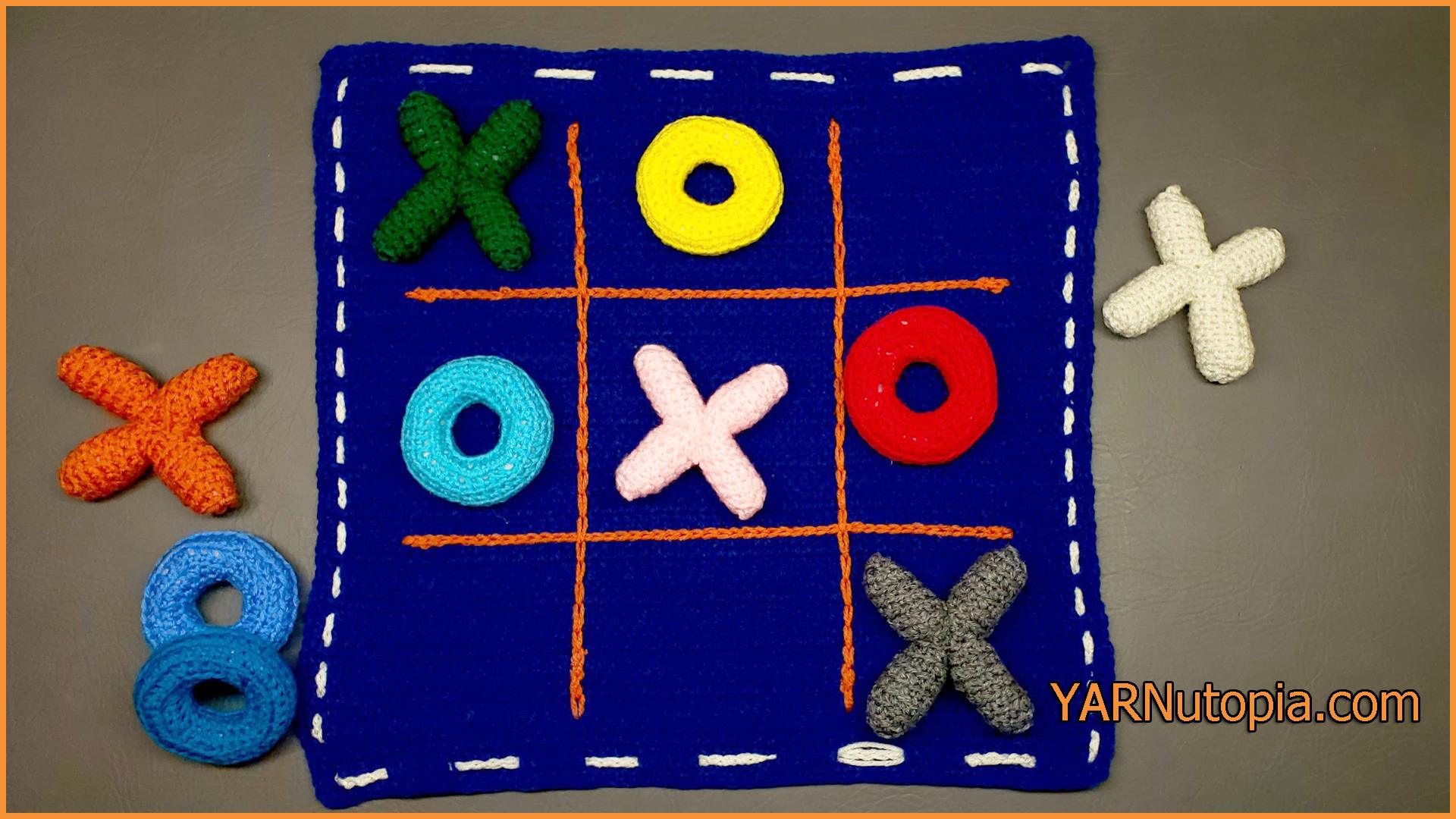 Crochet Tutorial: Tic Tac Toe Game and Tote