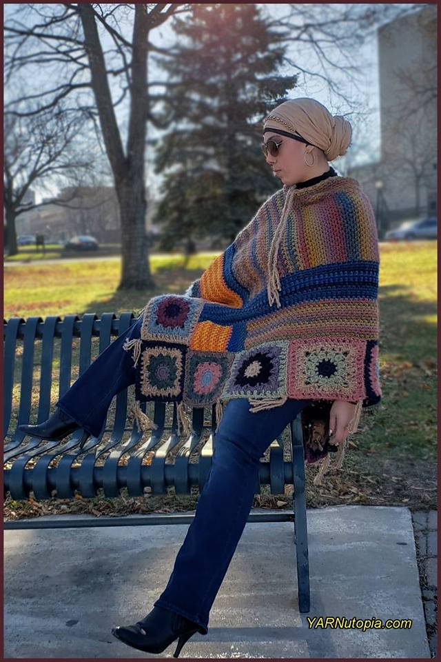 How to Crochet Tutorial: Patchouli Poncho
