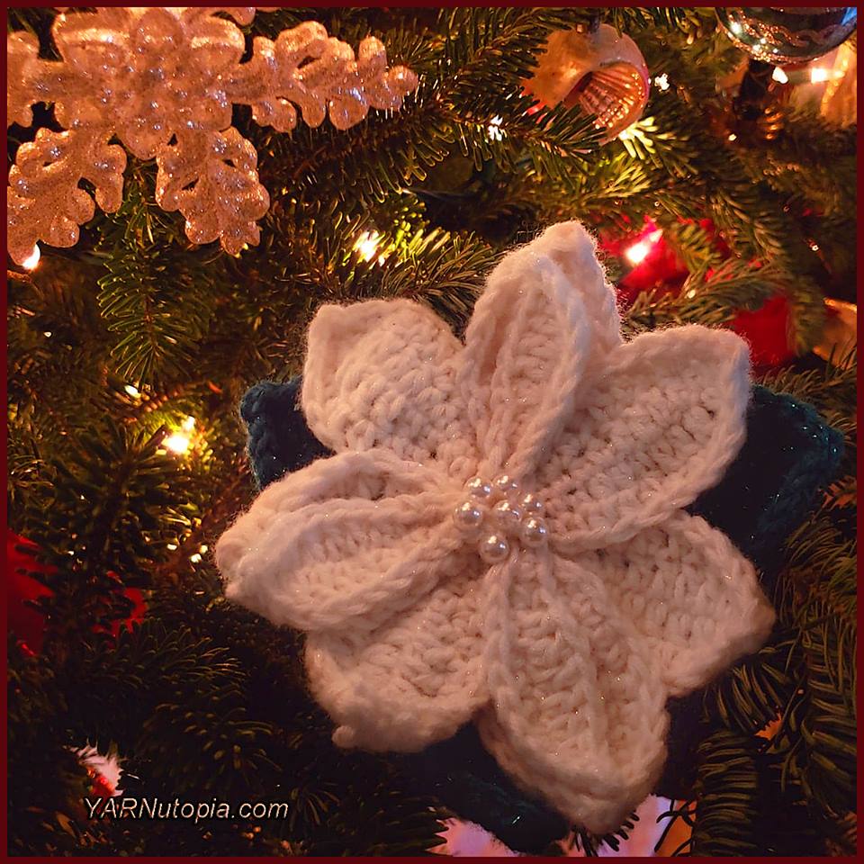 12 Days of Christmas: Poinsettia with Pearls