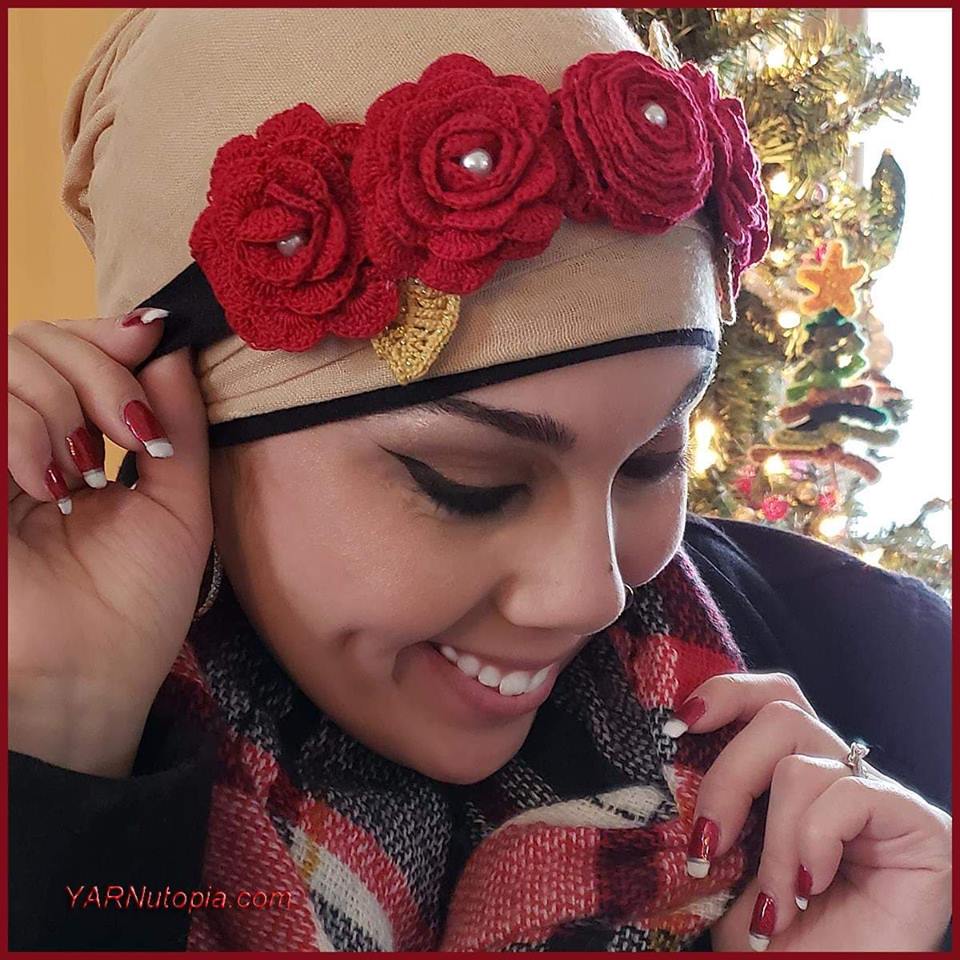 How to Crochet Tutorial: Rose Flower Headband & Floral Wedding Bouquet
