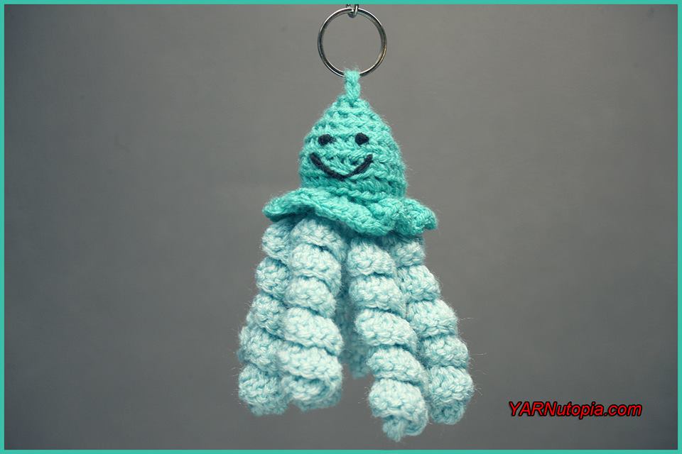 Crochet Tutorial: Octopus Keychain