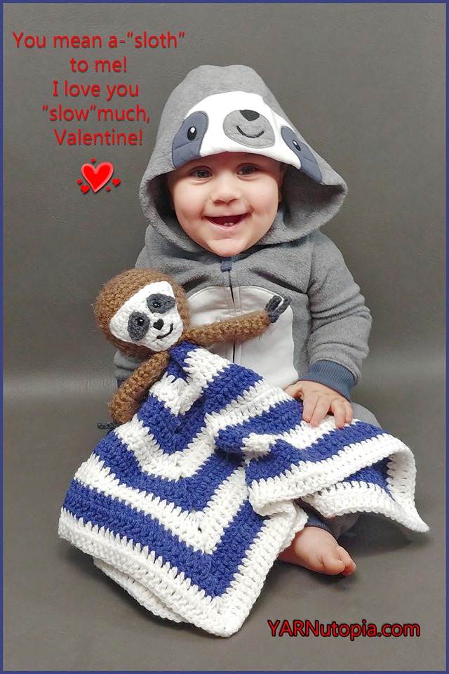 FREE Written Crochet Pattern: Sloth Lovey