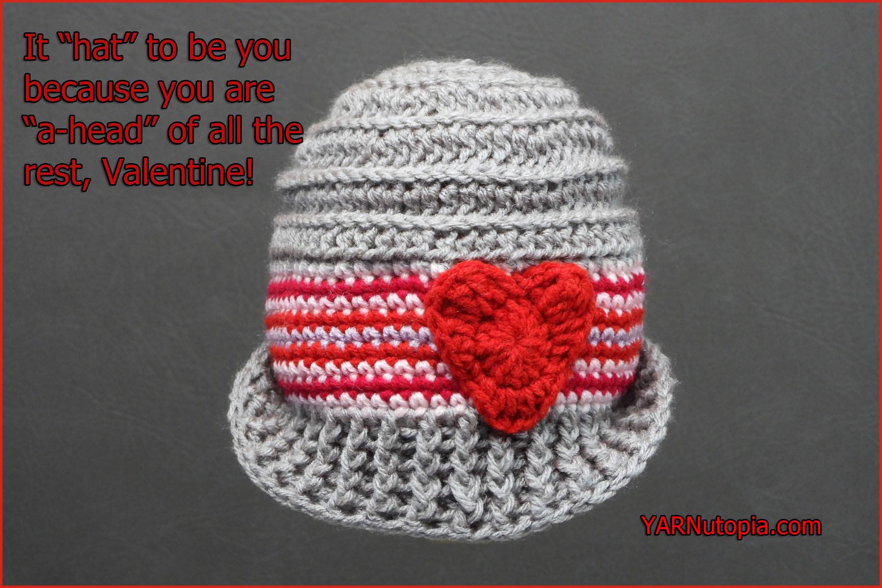 FREE Crochet Video Tutorial: Sweetheart Baby Hat