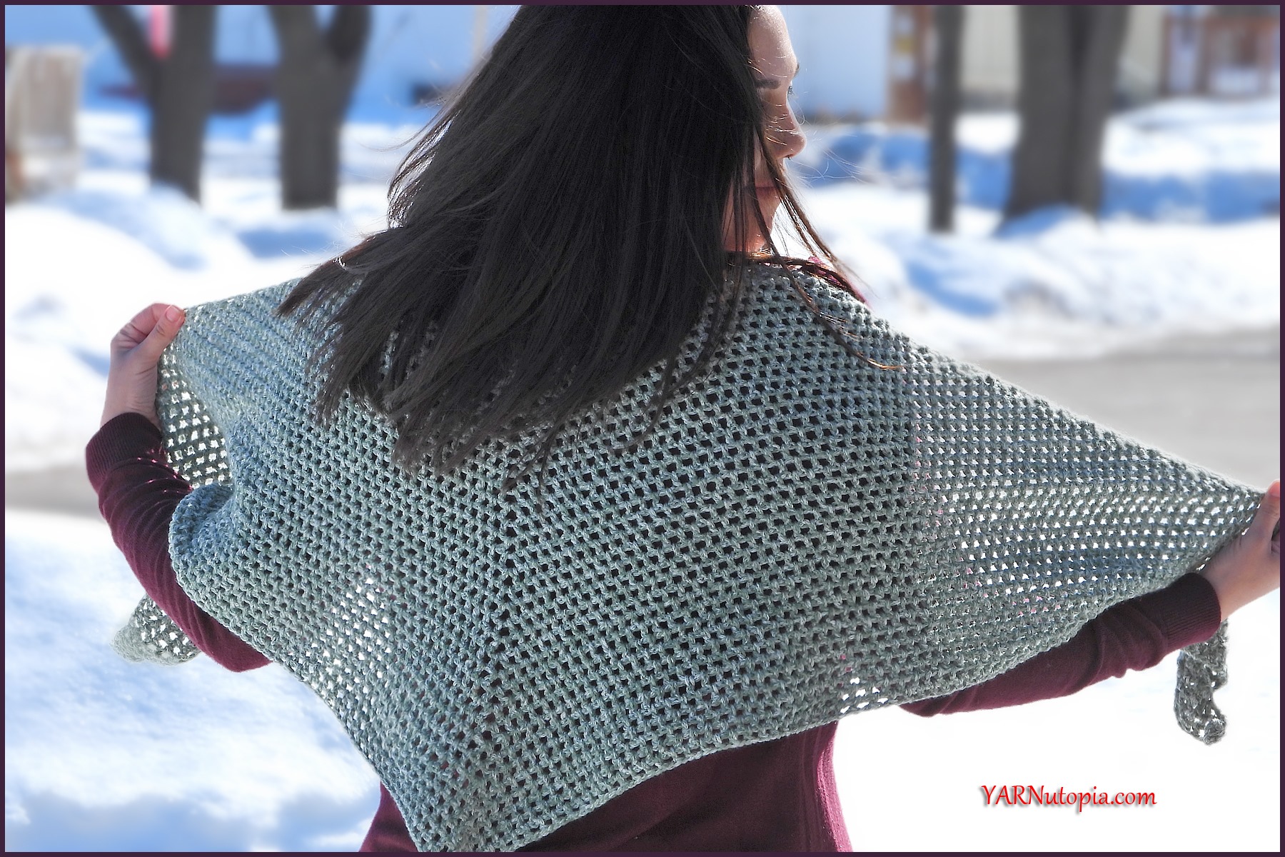 FREE Crochet Video Tutorial: Simple Spring Shawl