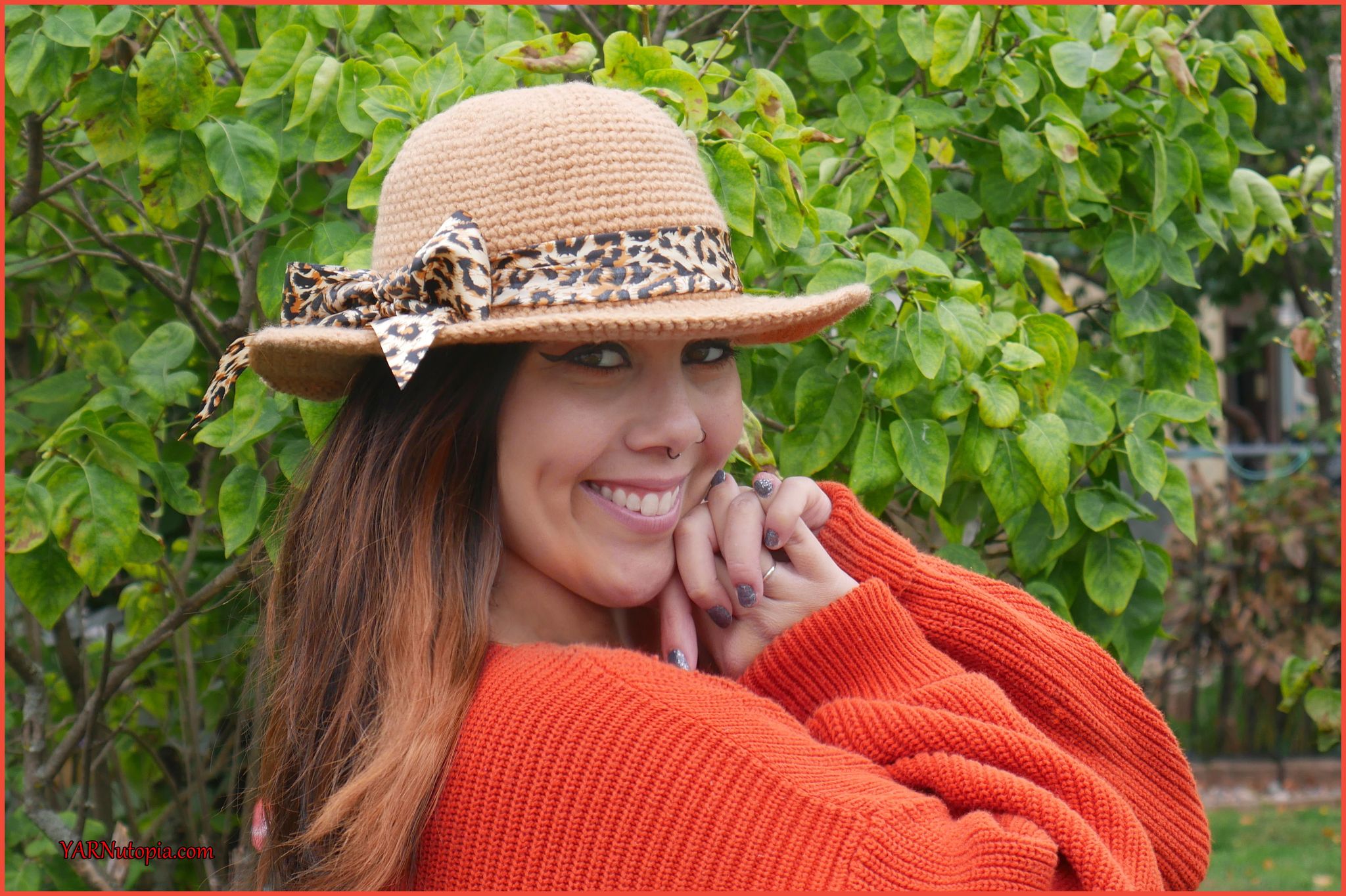 FREE Written Crochet Pattern: Honey Bee Sunhat