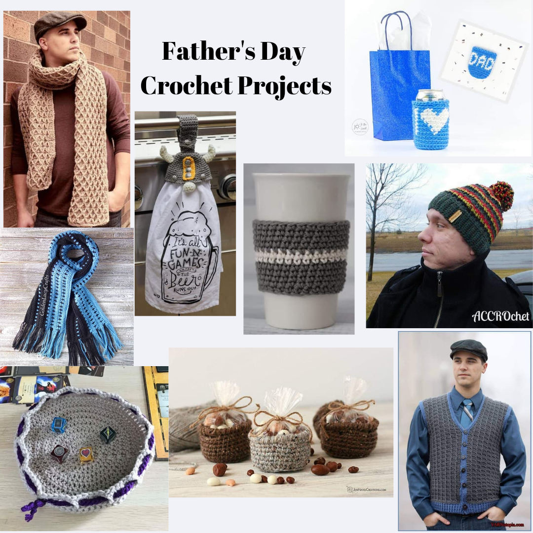 Free Pattern Round-Up: Father’s Day Crochet Projects