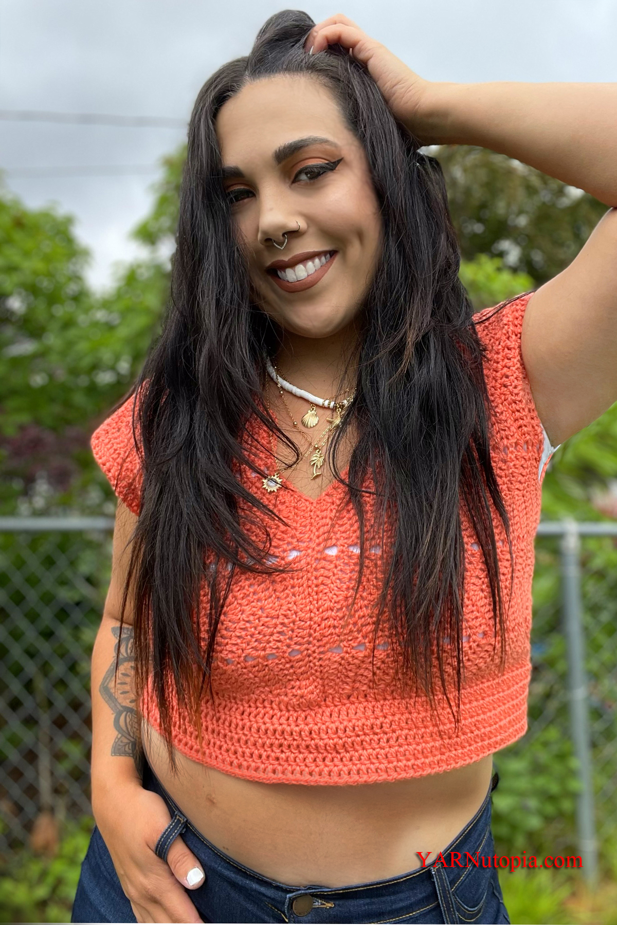 FREE Crochet Video Tutorial: Catchin’ Waves Crop Top